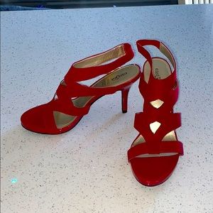 Vibrant red heels